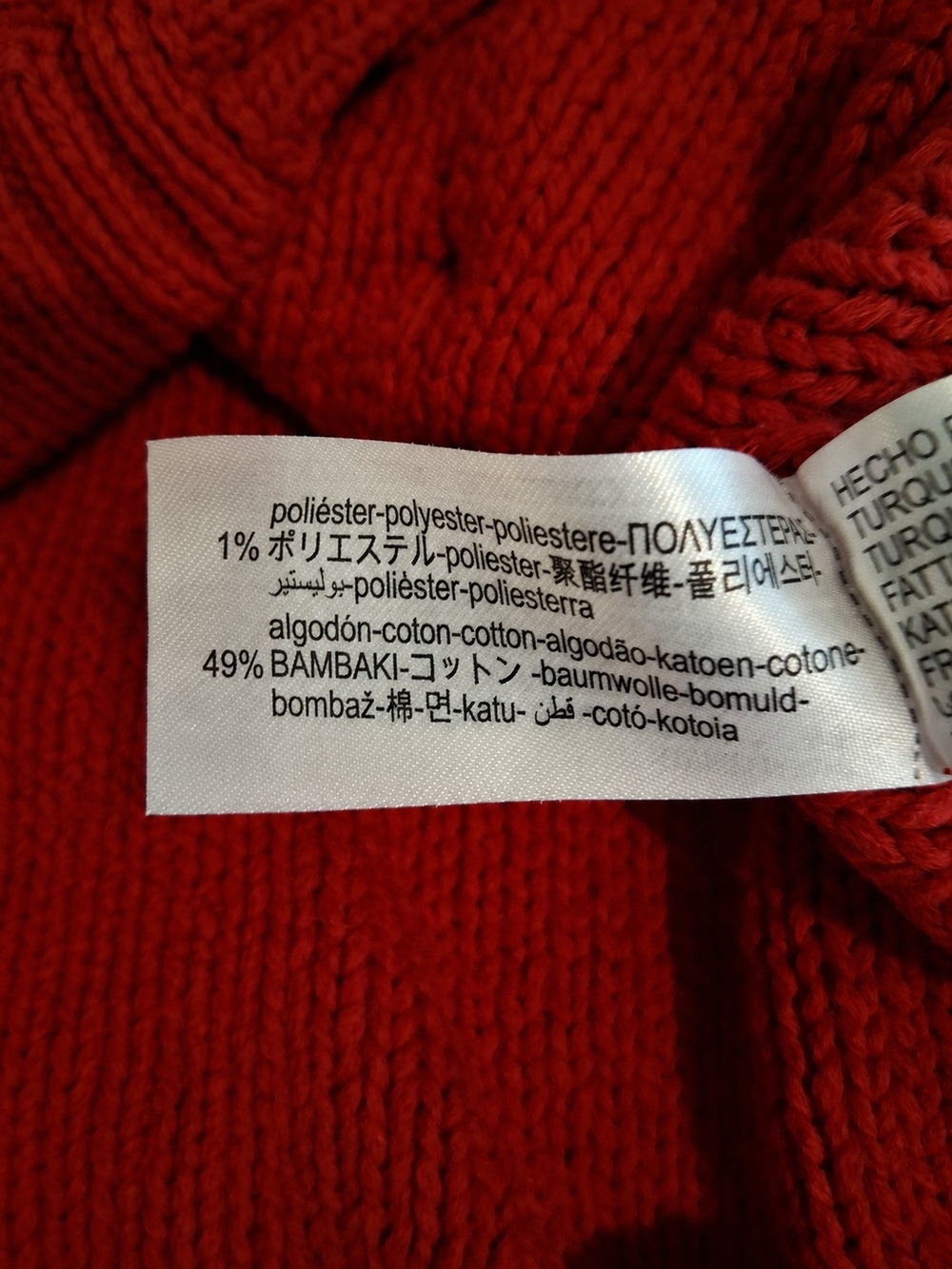 Zara Red Cropped Cardigan with Gold Buttons Preppy Classic - Picture 6 of 7